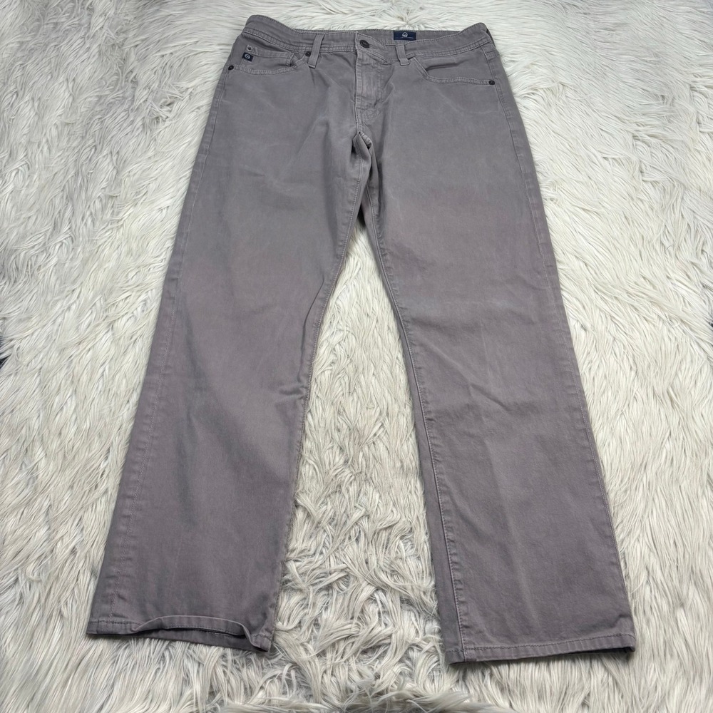 AG Adriano Goldschmied Men's 32 x 32 Gray Graduate Tailored Leg Chino Pant Prep